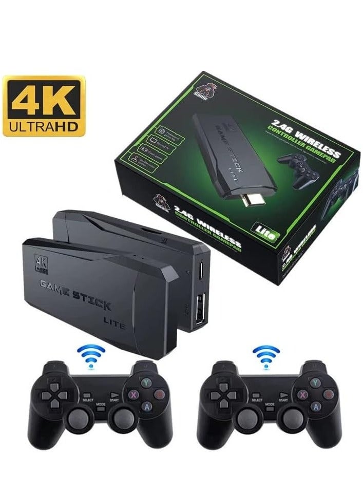 ELTERAZONE 64G Retro Game Console, HD Classic Game Console, 10000+ Built-in Games, 9 Emulators Console, HDMI Output TV Video Games, High Definition Game Console with Dual 2.4G Wireless Controllers - Image 2