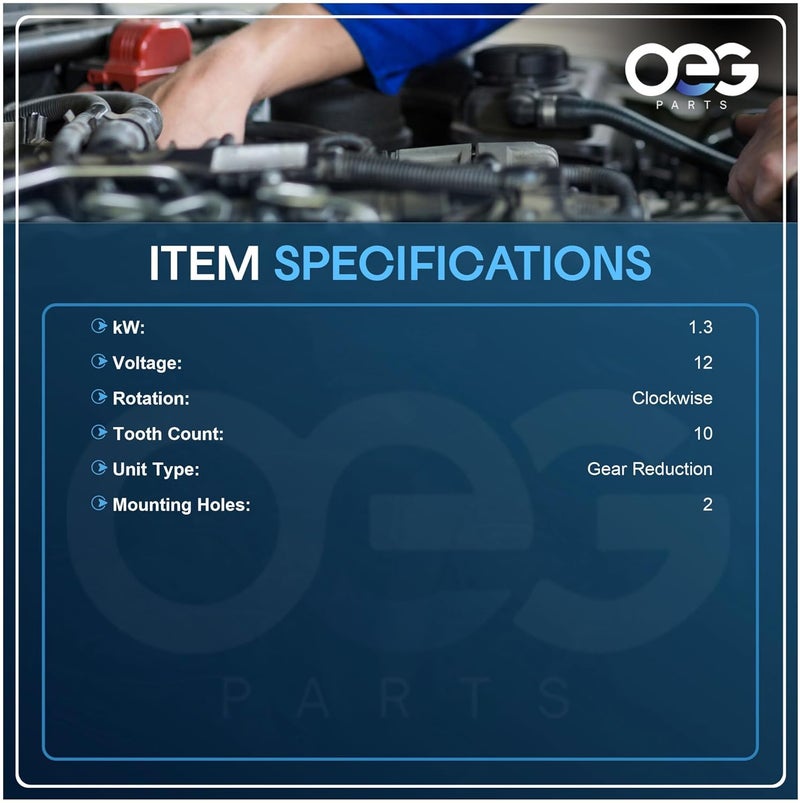 Parts Player New Starter Motor for Chrysler, Dodge, Jeep, and RAM Vehicles - Image 3
