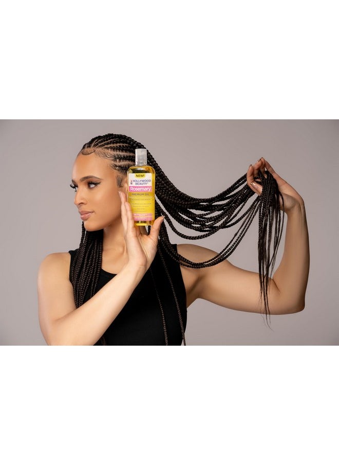 Hollywood Beauty Rosemary Oil For Hair, Scalp, & Skin, 8 Fl Oz - Encourages Hair Growth, Helps Improve Scalp Circulation  - Image 3