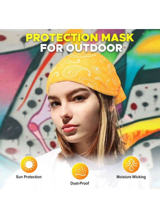JOEYOUNG Headwear, Bandana, Neck Gaiter Head Wrap Headband Balaclava Magic Scarf - Image 5