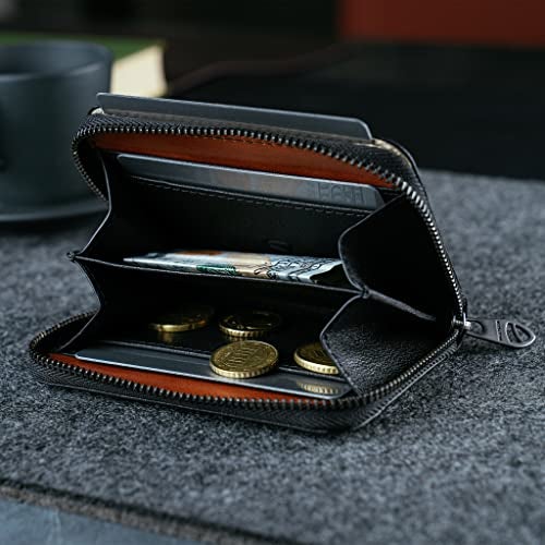 Vaultskin Mayfair Premier Leather Zip Wallet - Ultimate RFID Safety, Streamlined for Style & Functionality for Men and Women - Image 5