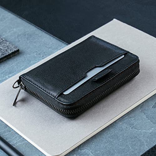 Vaultskin Mayfair Premier Leather Zip Wallet - Ultimate RFID Safety, Streamlined for Style & Functionality for Men and Women - Image 3