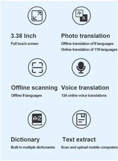 JAJEEK Translator Pen Scanner Device with 134 Languages – 3.38" Full Touch IPS Screen | Wireless OCR Text to Speech Pen with Camera & Speaker | WiFi Reading Pen for Dyslexia, 9 Offline Languages, Image-to-Text Function & 8GB Storage – Black  - Image 4