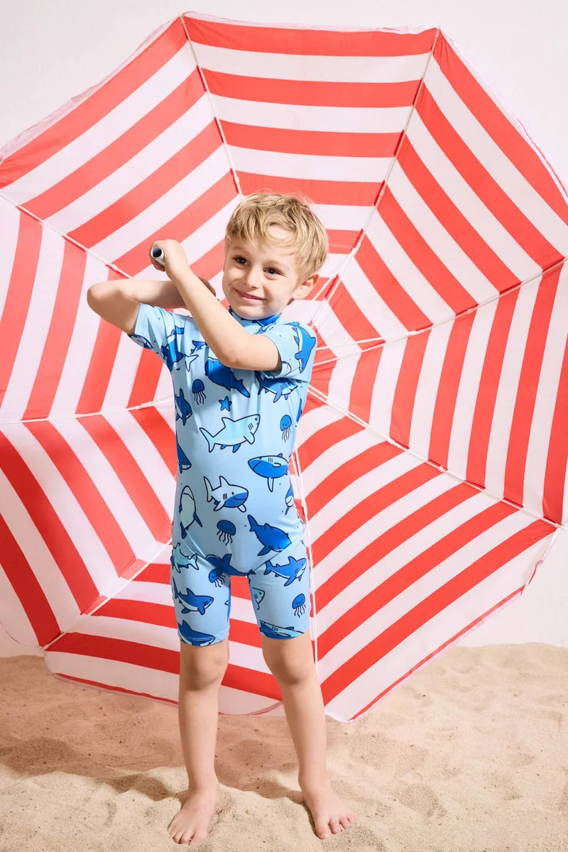 ديفاكتو Baby Boy Regular Fit Printed Swimsuit