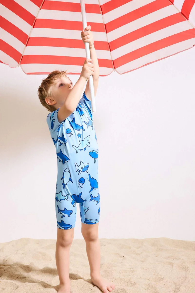 ديفاكتو Baby Boy Regular Fit Printed Swimsuit
