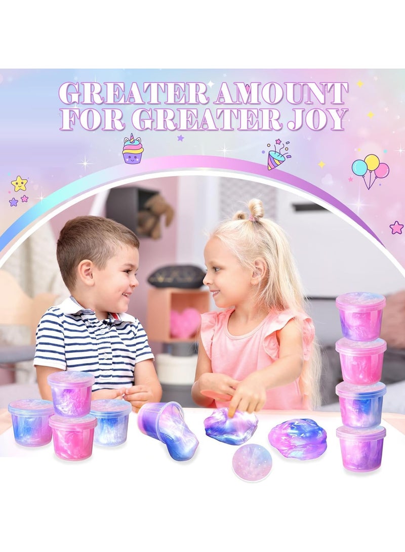 Ibecare Mini Unicorn Slime Kit | Party Favors for Kids | Pretty Stretchy & Non-Sticky Galaxy Slime Pack | Return gifts Birthday Giveaways | Bulk Mini Toys for Girls & Boys Goodie Bag - Image 3