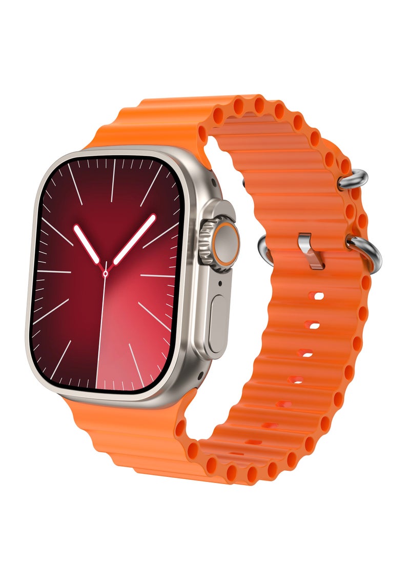 AROAQ - T900 Ultra 2 GS Big 2.3 Infinite Display Series 9 Super Fast Ultra Smartwatch Orange - Image 1