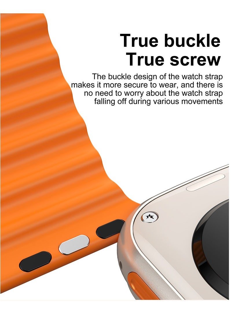 AROAQ - T900 Ultra 2 GS Big 2.3 Infinite Display Series 9 Super Fast Ultra Smartwatch Orange - Image 1
