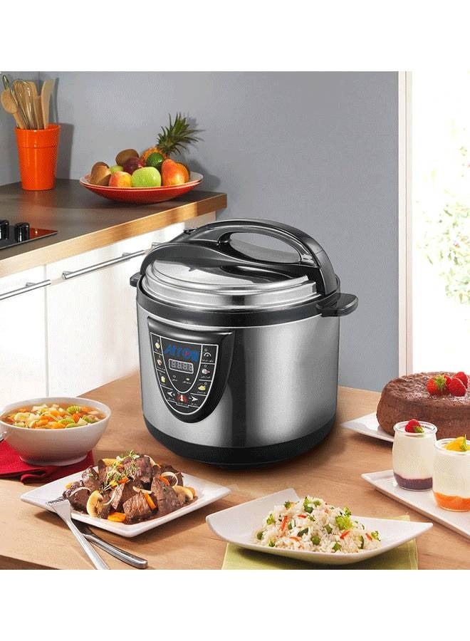 Arrow Electric Pressure Cooker - 8 Liters - 1300 Watts - Silver - RO-08SEC - Image 3