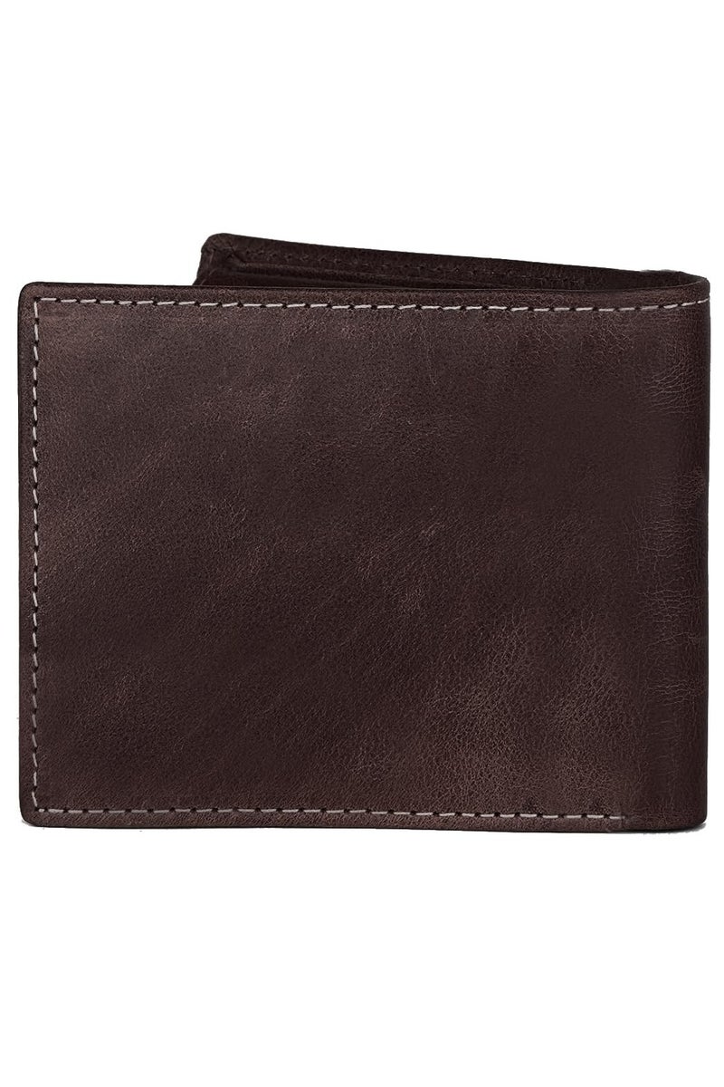 WildHorn RFID Protected Leather Wallet for Men,Brown Crunch - Image 5
