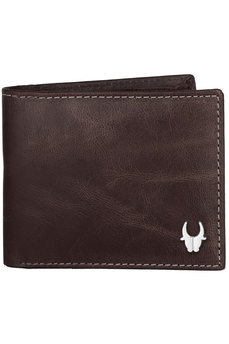WildHorn RFID Protected Leather Wallet for Men,Brown Crunch - Image 3