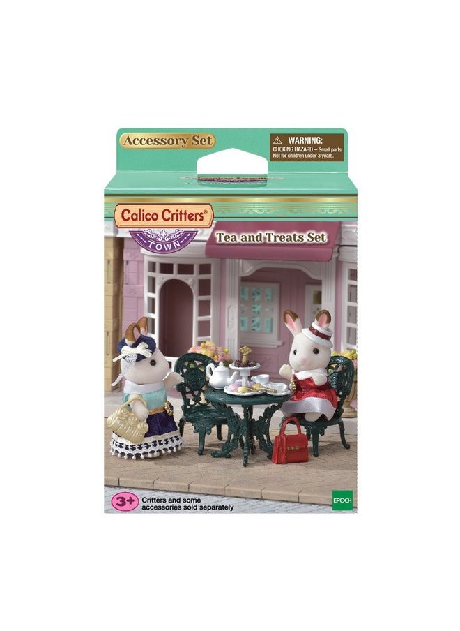 Calico Critters - Calico Critters Town Tea and Treats Set - Host Delightful Tea Parties for Your Critters - Image 1