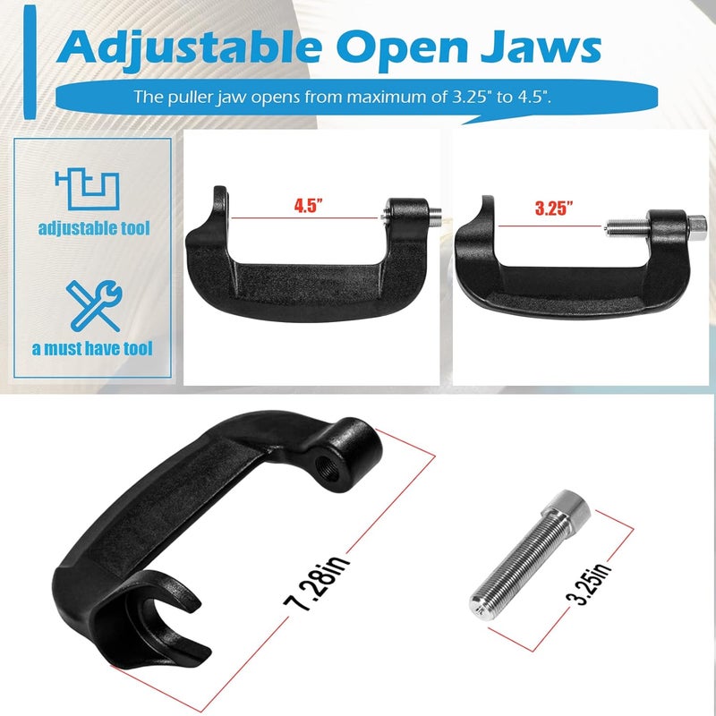 Yoursme Inboard Prop Propeller Puller C Clamp for Ski Wakeboard Surf Boat Propellers Works on 3/4" to 1-1/8" shaft - Image 5