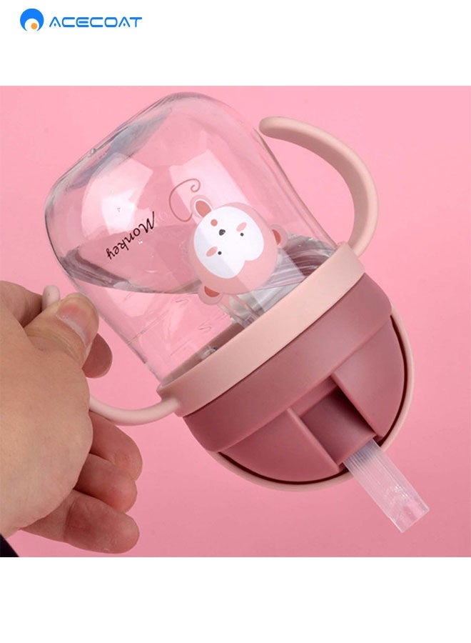 ACECOAT Sippy Cup for Baby, Sippy Cup for Baby more than 6 months, Spill-Proof Sippy Cup, Toddler Cup with Straw and Handle, Anti-drop, Anti-leakage, Anti-choking for Boys Girls Child (250ml) - Image 5