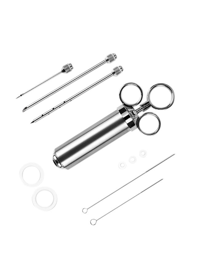 Marinade Meet Bbq Sauce Injector Needles Syringe Multicolour 20.5x4x13cm  - Image 1