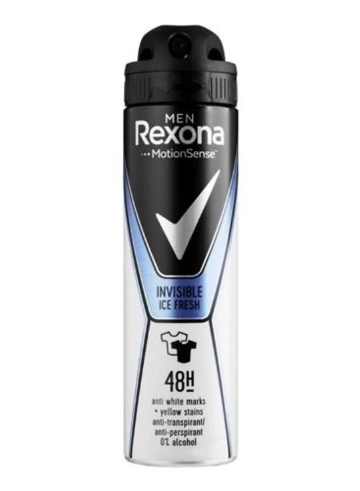 Rexona Motionsense Invisible Ice Fresh Deodorant Spray for Men 150ml 