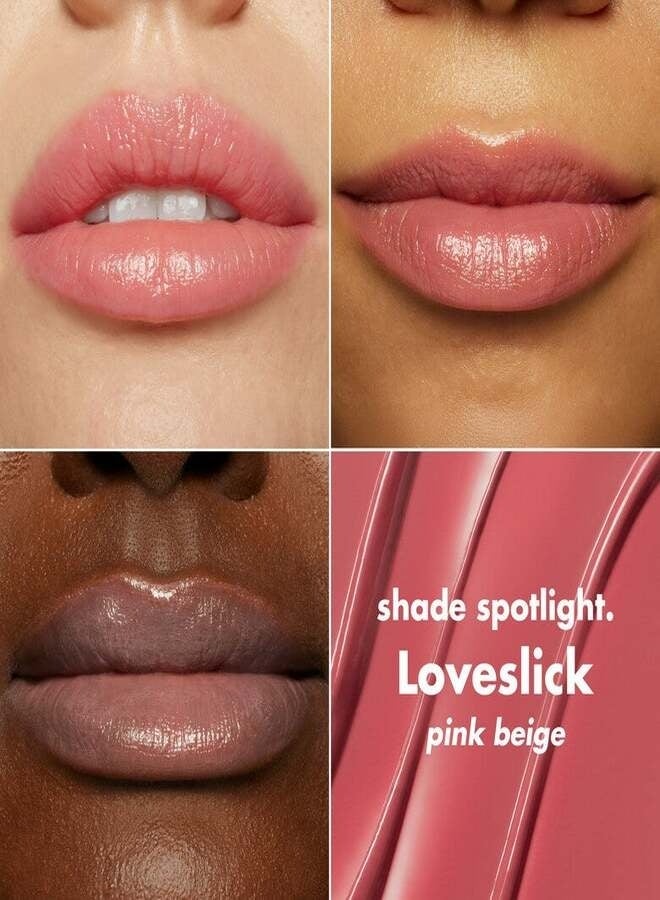 elf Glow Reviver Lip Oil Stick Loveslick– Hydrating Tinted Lip Oil Balm with Squalane, Shea Butter & Jojoba Oil, Glossy Finish 3 ml - Image 2