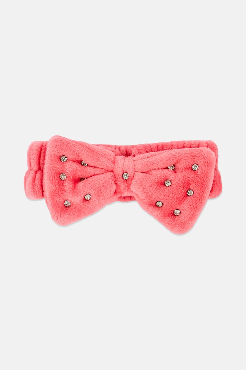 Olivia Rose Women Embellished Spa Headband, Pink - Image 2