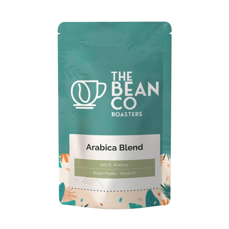 THE BEAN CO خليط أرابيكا من THE BEAN CO | تحميص متوسط | حبوب قهوة محمصة | 100% أرابيكا (حبوب كاملة، 250 جرام) - Image 1