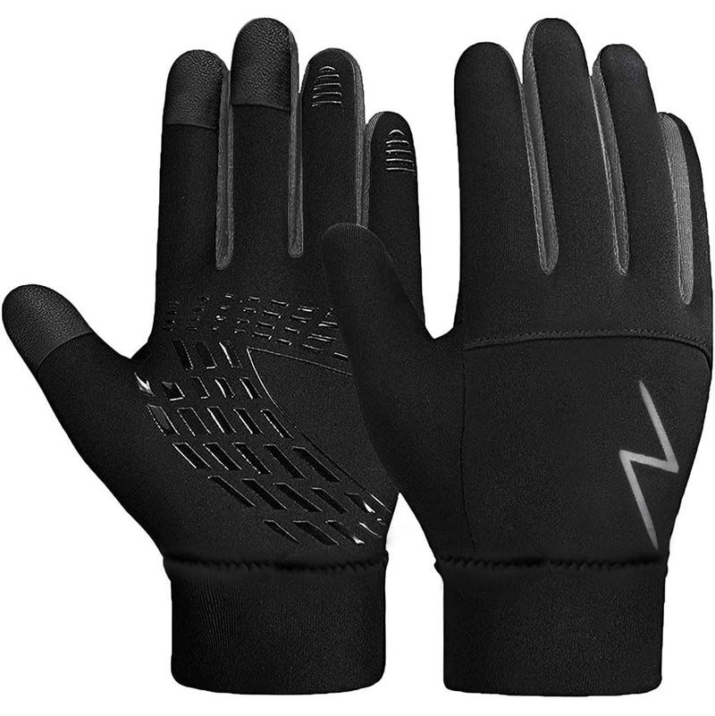 YukiniYa Kids Winter Gloves Back Water Repellent Touchscreen Warm Fleece Anti-Slip for Boys Girls 3-15 Years - Image 1
