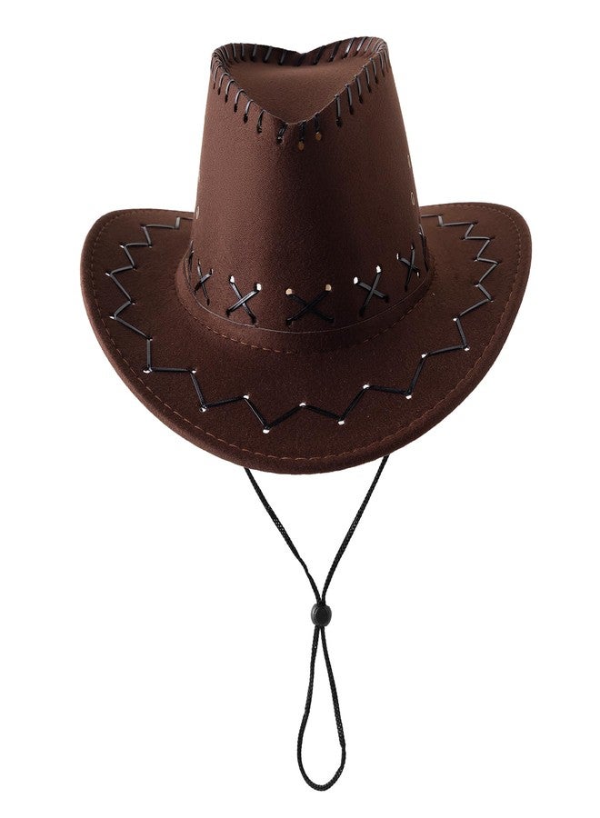 Jastore Cowboy Hats for Kids Boys Girls Western Cowgirl Hat Party Hats Toddler Cowboy Hats (US, Age, 5 Years, 9 Years, Coffee) - Image 3