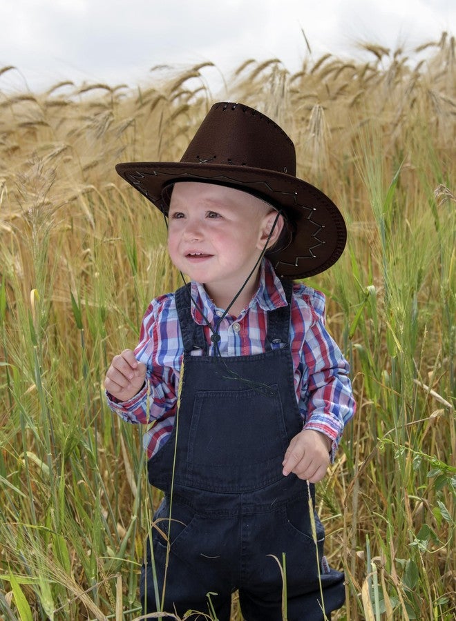 Jastore Cowboy Hats for Kids Boys Girls Western Cowgirl Hat Party Hats Toddler Cowboy Hats (US, Age, 5 Years, 9 Years, Coffee) - Image 4