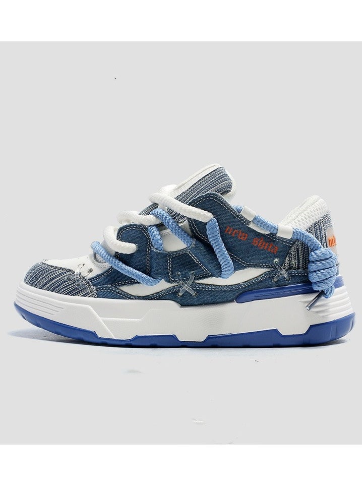 KUYING - New Thick Sole Elevated Board Shoes - Image 1