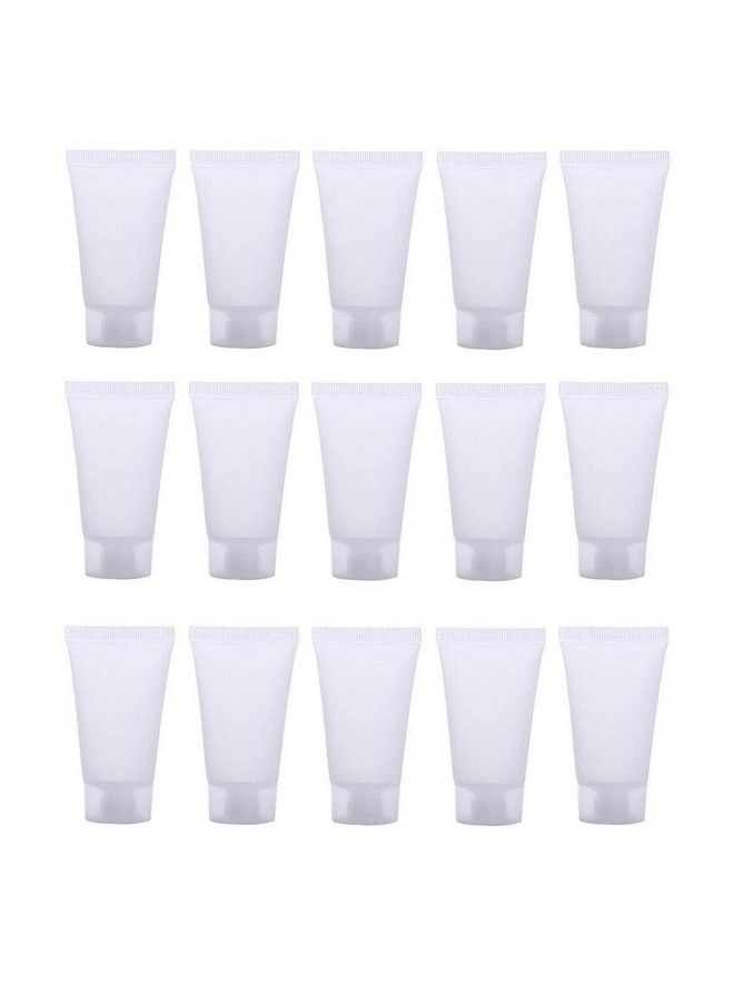 SYBL ٢٠ قطعة ٥ مل/٥ جرام/٠.١٧ أونصة أنابيب بلاستيكية سفر ناعمة فارغة قابلة لإعادة التعبئة لتعبئة العينات مستحضرات التجميل زجاجات حاويات للشامبو جل الاستحمام منظف الوجه لوشن - Image 2