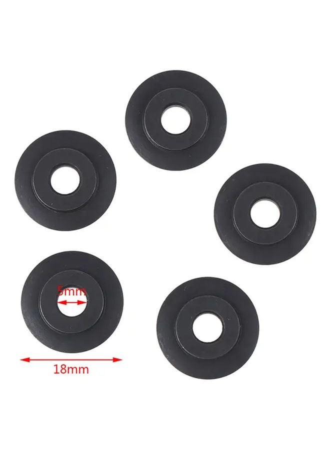 5Pcs Black Steel Pipe Cutting Wheels Blade for Tube Cutter Kit Industrial Tools - Image 4
