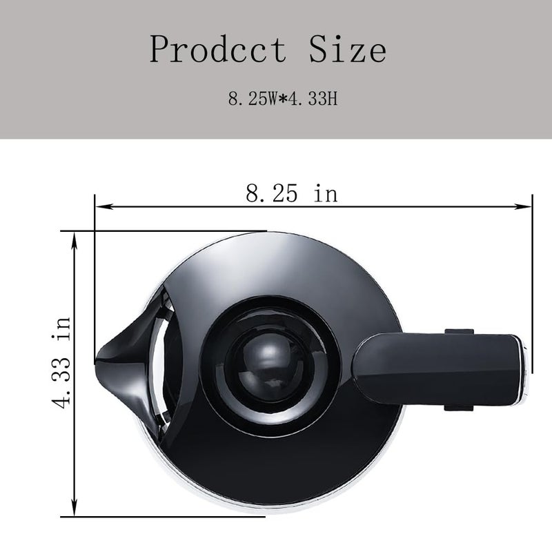 12 Cup Glass Coffee Carafe - Black Replacement Carafe for Coffee Makers - Image 4