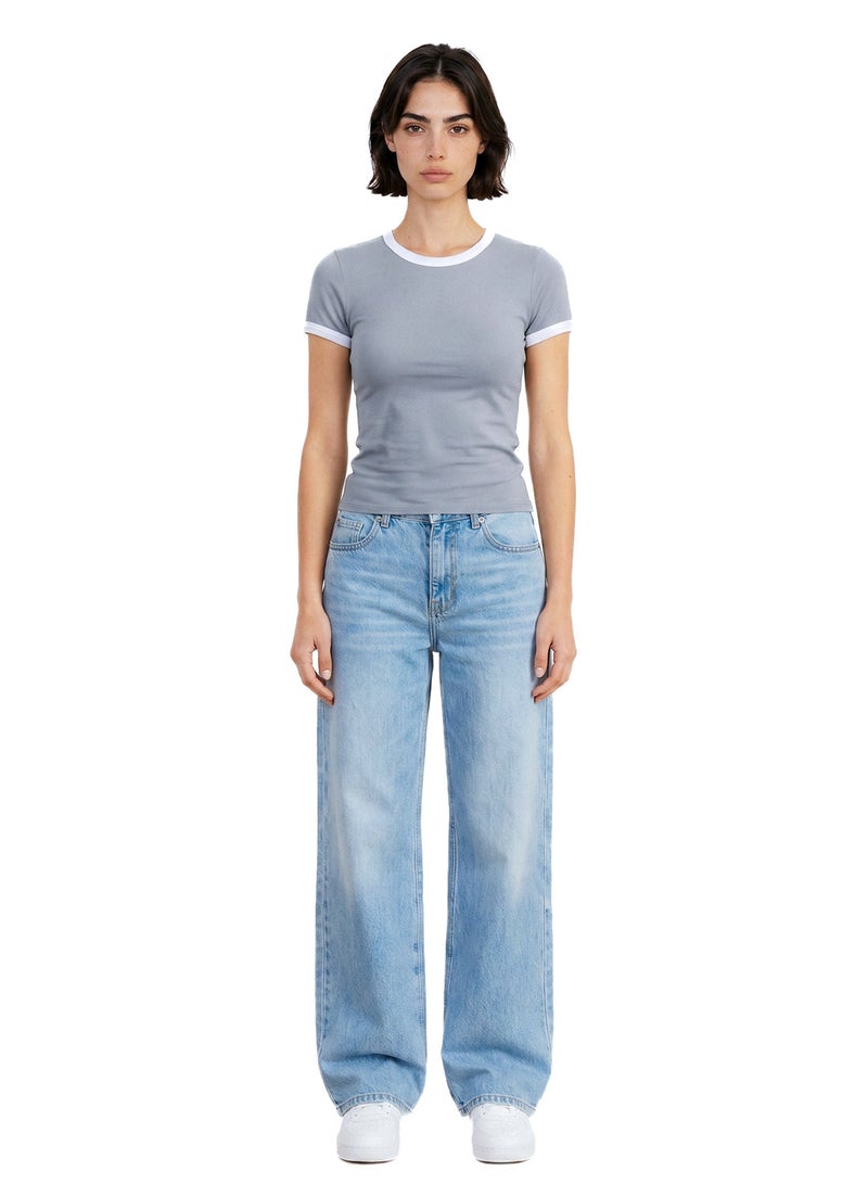 CTRL Contrast Baby Tee - Image 3