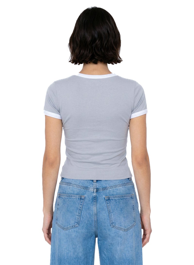 CTRL Contrast Baby Tee - Image 2