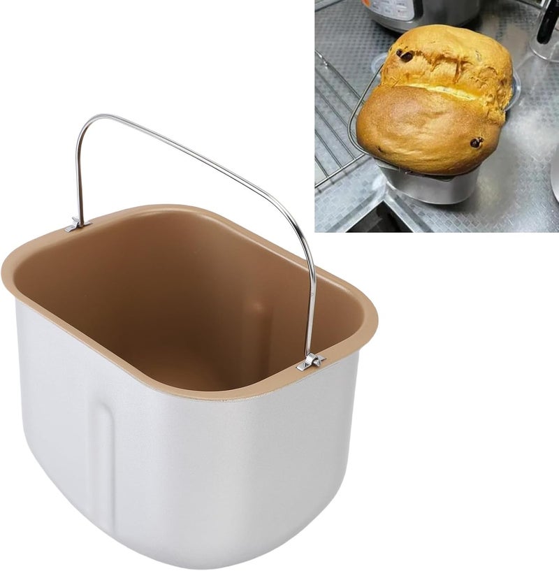 NOENNULL Bread Machine Baking Bucket Stainless Steel Bread Maker Inner Replacement Part for Home Commercial Bakeries - Image 4