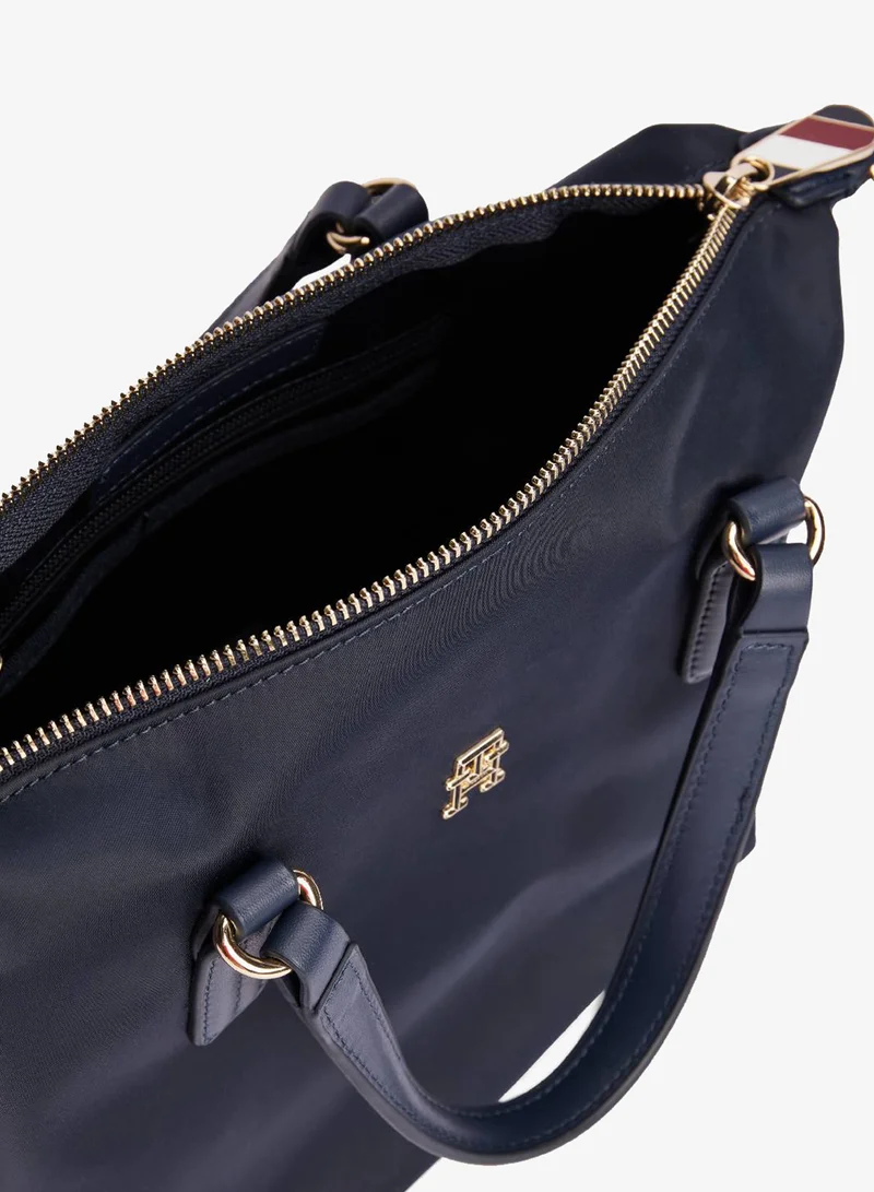 TOMMY HILFIGER Space Blue Poppy Th Small Tote Bag for Women | Best Price UAE