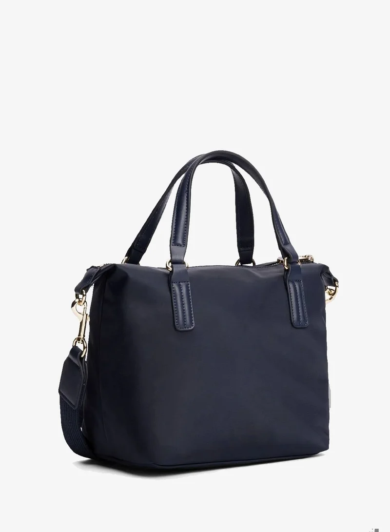TOMMY HILFIGER Space Blue Poppy Th Small Tote Bag for Women | Best Price UAE