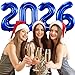 BBPOOL 2026 Navy Blue Balloons 40 Large Navy Blue 2026 Balloons Helium Mylar Foil Balloons for 2026 New Year Christmas Graduation Party Decoration - Image 4
