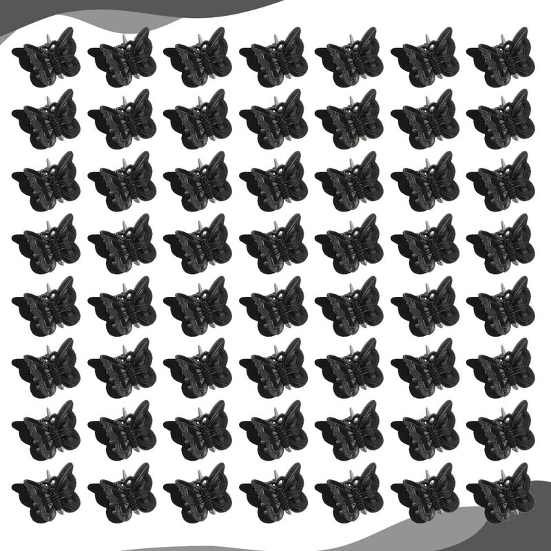 Ahoney 60PCS Mini Black Butterfly Hair Clips for Hair with Box 90s Y2k Hair Accessories for Girls Women - Image 5
