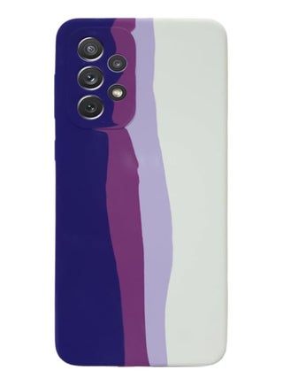 Luxury Colorful Silicone Phone Cover for Samsung Galaxy A73 (Purple @ White) - pzsku/Z9FF376B71942BA9151AFZ/45/_/1730281028/63b64efe-9cee-49e8-bed0-5141643ba73f