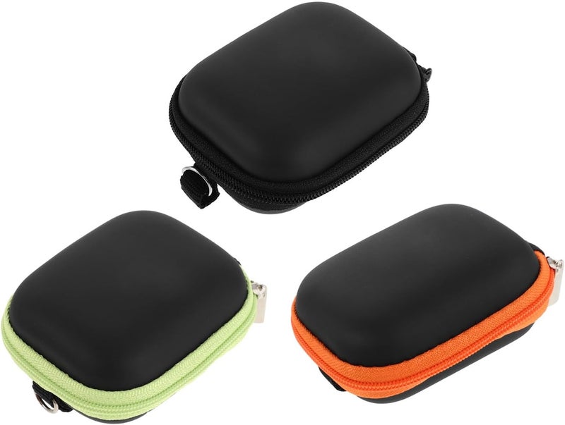 ABOOFAN Essential Oil Storage Case 3pcs Eva Hard Shell 6-compartment Portable Roller Bottle Organizer Bag for 5ml Bottles Travel Carrying Organizer - Image 1
