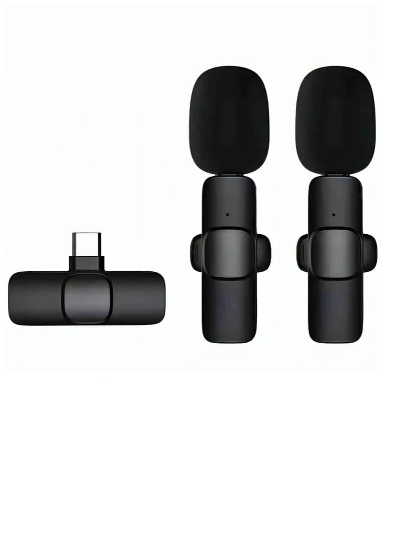 K9 Dual Wireless Microphone For Type-C Devices Professional Microphone For Mobile Phone and Live Broadcast - Image 3