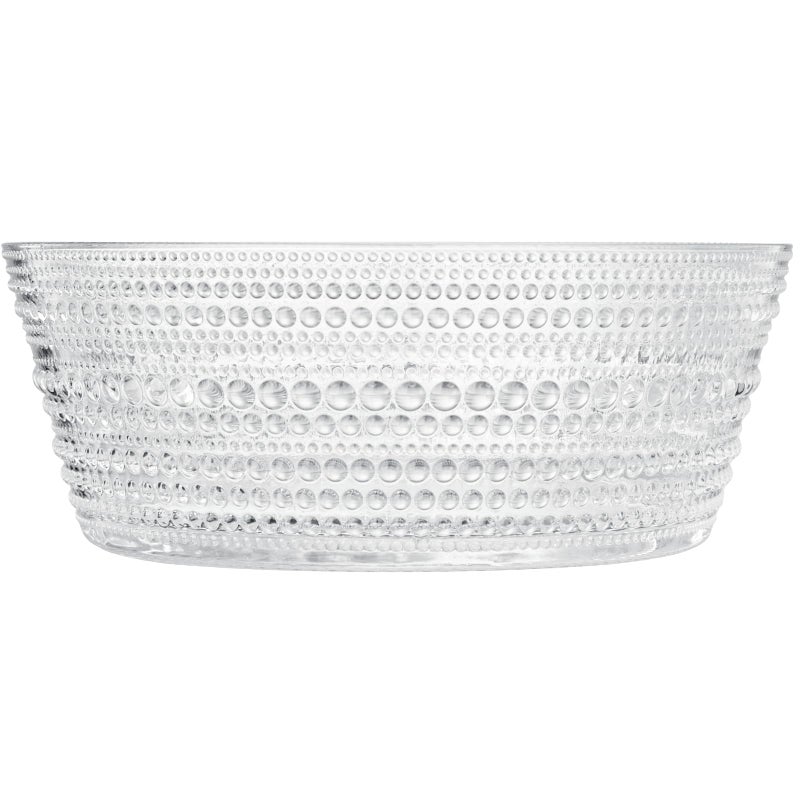 Khen Hobnail Glass Bowl Breaded Clear Borosilicate Decorative Tableware for Fruit, Salad or Centerpiece Display, Vintage Style 7 Inch Round Dish Ideal for Dining Table, Coffee Table or Kitchen Use - Image 1