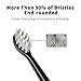 Othanary Replacement Toothbrush Heads Compatible with TAO Clean Electric Toothbrush Heads W Shape Design Planted with Nylon Bristle Black - Image 4