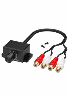 bass knob Universal Car RCA Remote Amplifier Level Controller Bass Knob Sub Amp Volume Control Cable