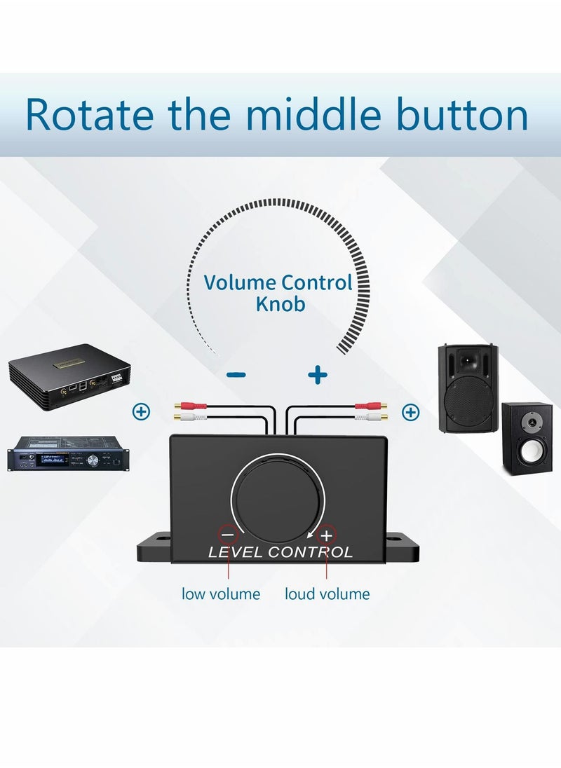 Y&D bass knob Universal Car RCA Remote Amplifier Level Controller Bass Knob Sub Amp Volume Control Cable  - Image 3