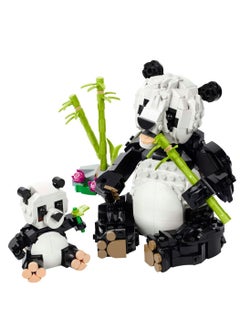 LEGO LEGO Wild Animals Panda Family - Transforms Into Penguin Figure Or Orca Whale - Building Set Toy 31165  - Image 2