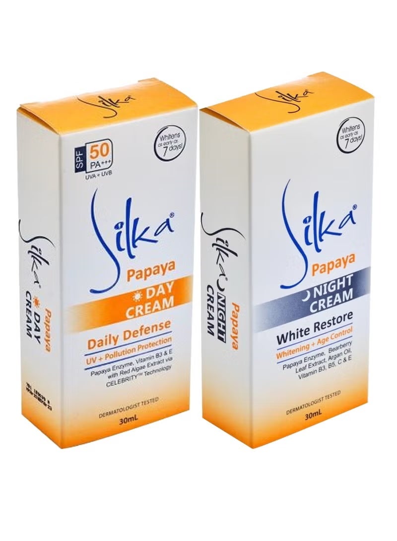 Papaya (UV Day Cream and Night Cream) each 30ml