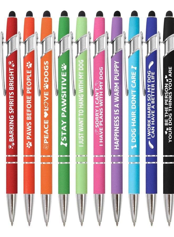 Fancy Land Funny Dog Pens Cute Dog Lovers Pen Bulk Set Puppy Ballpoint Pen for Men Women Writing Supplies Vet Tech Week Favors 10Pcs - Image 1