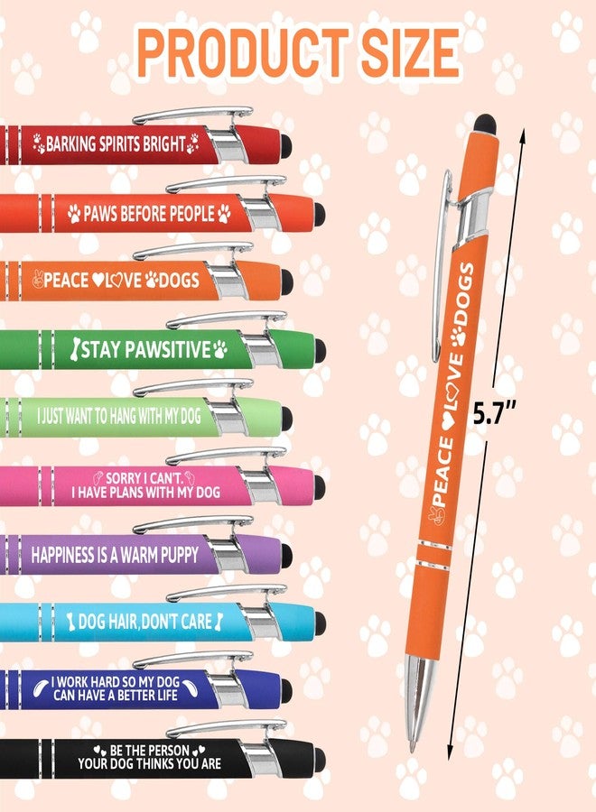Fancy Land Funny Dog Pens Cute Dog Lovers Pen Bulk Set Puppy Ballpoint Pen for Men Women Writing Supplies Vet Tech Week Favors 10Pcs - Image 2