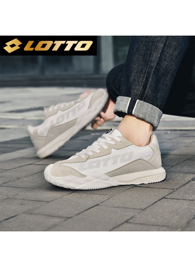 Lotto Men's Casual Shoes Autumn Sports Retro Running Shoes Sneakers Shock Absorption Training Shoes 8857 Off-white Size 39 - Image 2