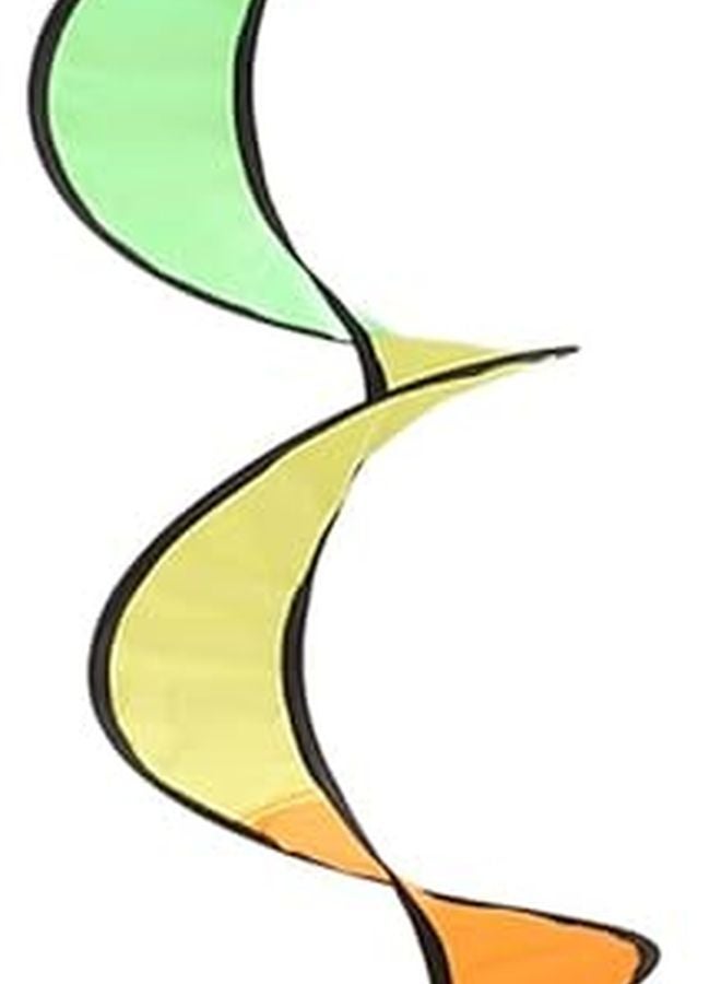 منحوتة رياح قوس قزح القابلة للطي دوامة دوارة لتزيين حديقة حفل مهرجان - Image 1